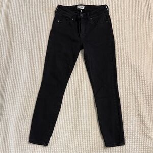 PAIGE Women's Classic Black Skinny Jeans